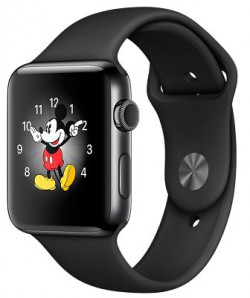 Apple Watch Sport Series 2 38mm Space Gray Aluminum Case with Black Sport Band MP0D2