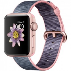 Apple Watch Series 2 38mm Rose Gold Aluminum Case with Light Pink Band MNP02
