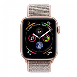 Apple Watch Series 4 (GPS) 44mm Gold Aluminum w. Pink Sand Sport Loop (MU6G2)