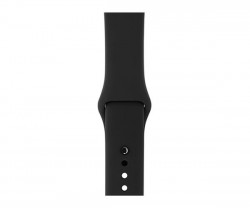 Apple Watch Series 3 (GPS+ Cellular) 38mm Space Gray Aluminium Case w. Black Sport B. Model A1858 (MTF02)