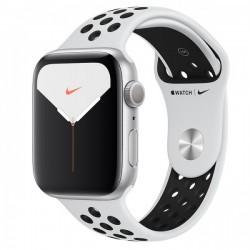 Apple Watch Nike Series 5 LTE 44mm Silver Aluminium w. Platinum/Black Nike Sport B. (MX392)