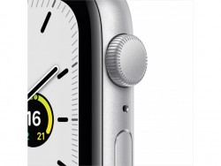  Apple Watch SE GPS 40mm Silver Aluminum Case with White Sport Band (MYDM2)