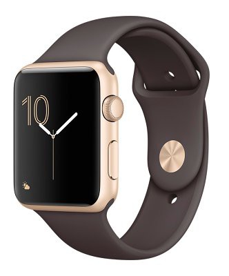Apple Watch Series 2 38mm Gold Aluminum Sport Band Concrete MNP22
