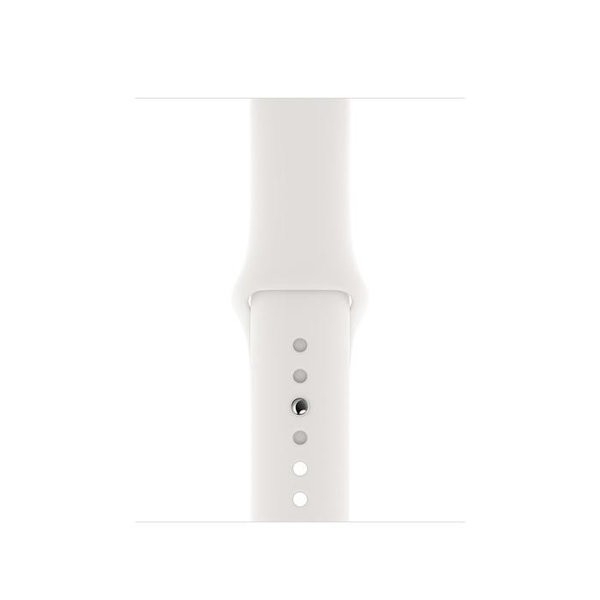 Apple Watch Series 5 LTE 40mm Silver Aluminum w. White b.- Silver Aluminum (MWV62)