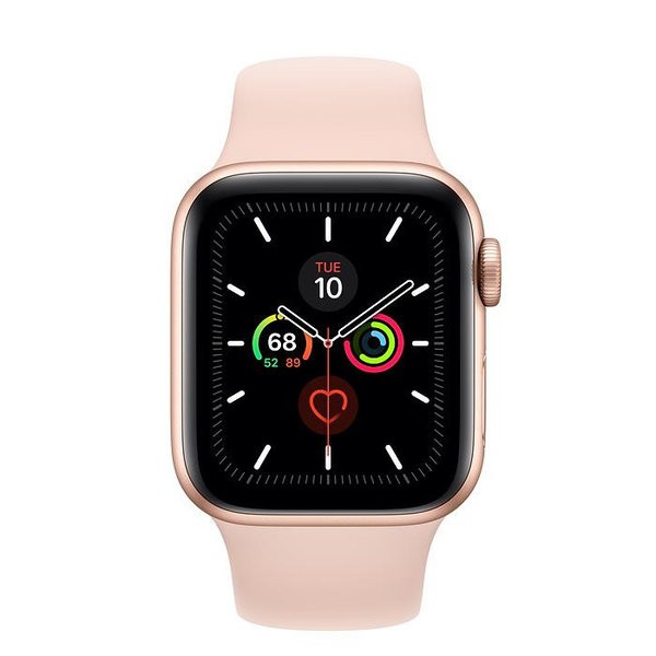 Apple Watch Series 5 GPS 44mm Gold Aluminum w. Pink Sand b.- Gold Aluminum (MWWP2)
