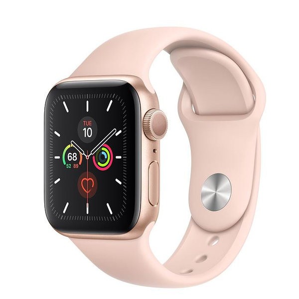 Apple Watch Series 5 GPS 44mm Gold Aluminum w. Pink Sand b.- Gold Aluminum (MWWP2)