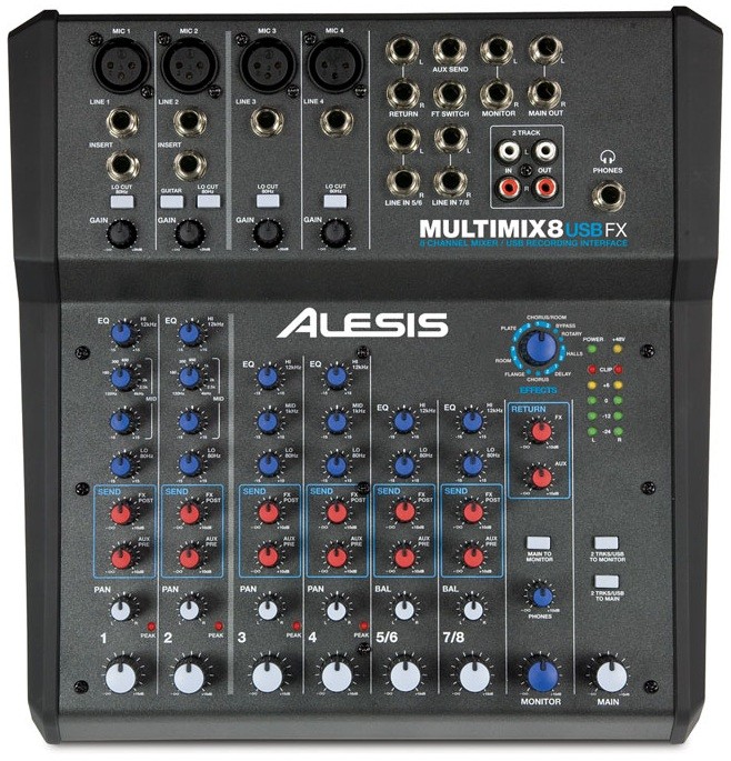 ALESIS MULTIMIX 8 USB FX