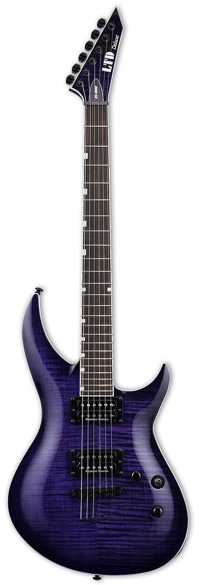 LTD H3-1000FM (See Thru Purple Sunburst)