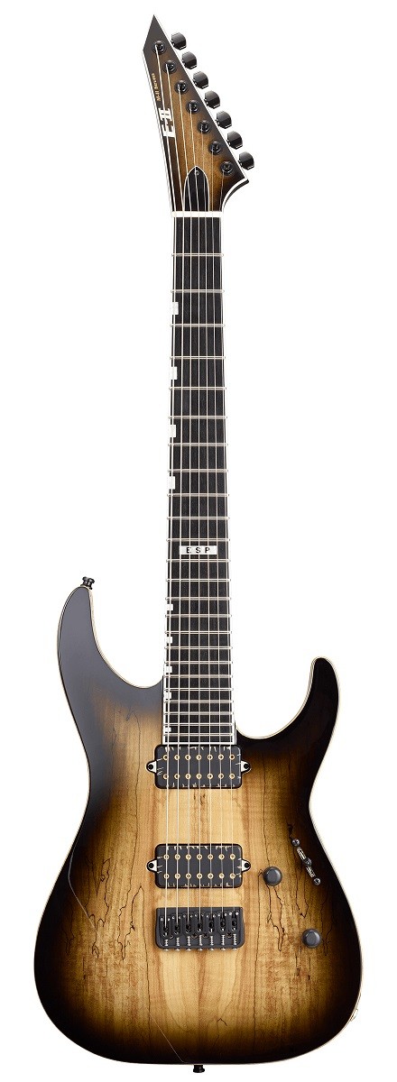 ESP E-II M-II-7 NT (Dark Brown Natural Burst)