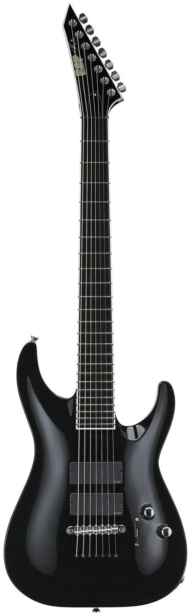 ESP E-II HORIZON NT-7B Hipshot (Black Satin)