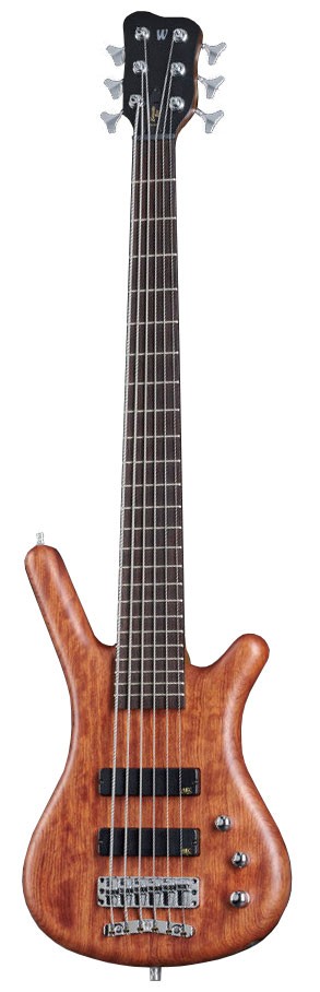 WARWICK Teambuilt Pro Series Corvette Bubinga, 6-String, Active (Natural Transparent Satin)