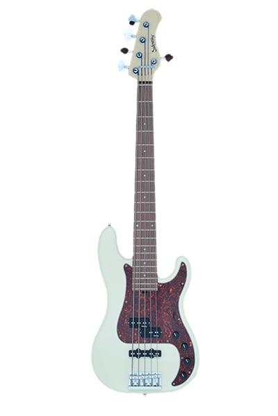 SADOWSKY MetroLine 21-Fret Hybrid P/J Bass, Alder, 5-String (Solid Olympic White High Polish)