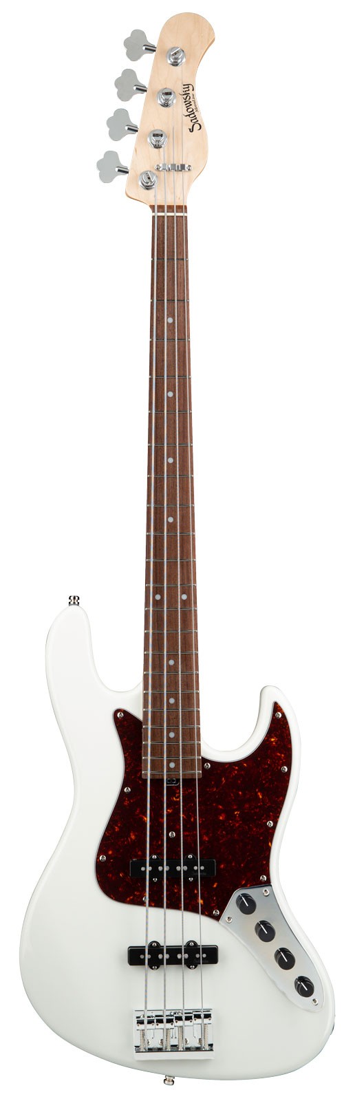 SADOWSKY MetroLine 21-Fret Vintage J/J Bass, Alder, 4-String (Solid Olympic White High Polish)