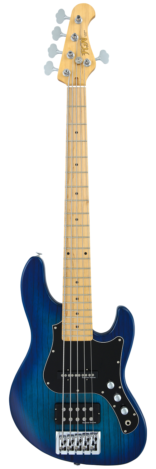 FUJIGEN JMJ5-ASH-M MIGHTY JAZZ J-STANDARD SERIES (See thru Blue Burst)