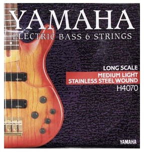 YAMAHA H4070 STAINLESS STEEL MEDIUM LIGHT 6-STRING (32-126)
