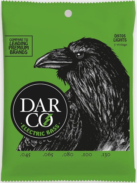 MARTIN D9705 DARCO Electric 5-String Bass Lights (45-130)