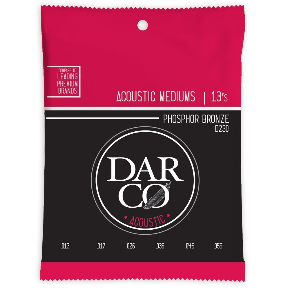 MARTIN D230 Darco Acoustic 92/8 Phosphor Bronze Medium (13-56)