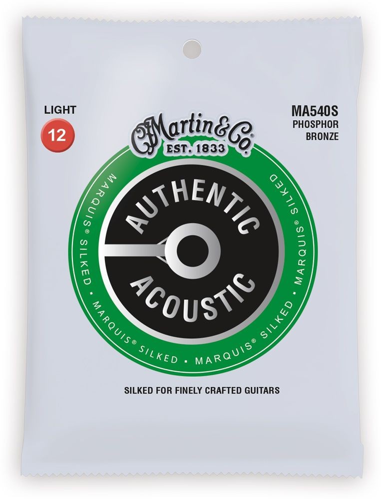 MARTIN MA540S Authentic Acoustic Marquis Silked 92/8 Phosphor Bronze Light (12-54)