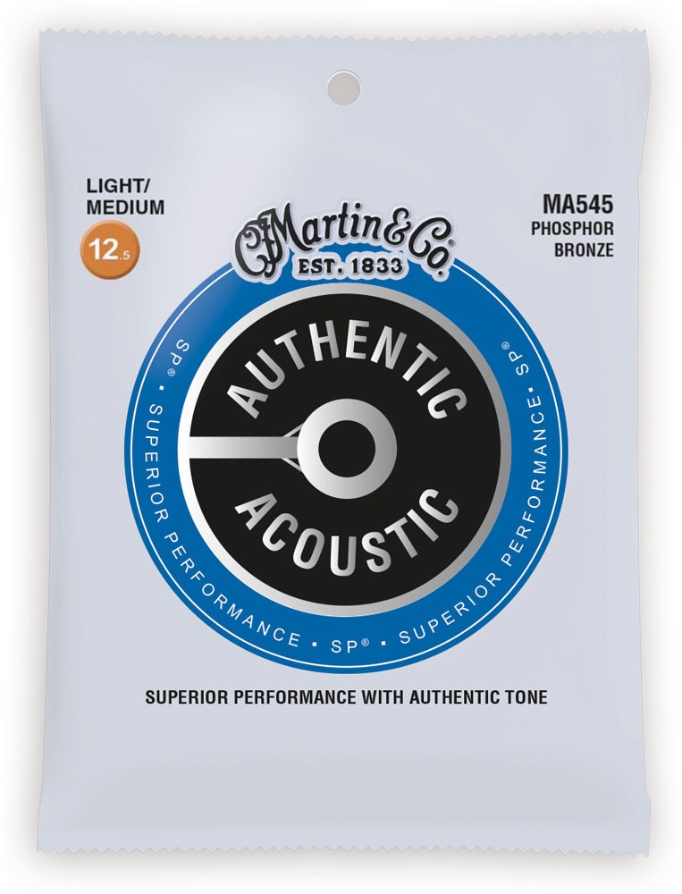 MARTIN MA545 Authentic Acoustic SP 92/8 Phosphor Bronze Light/Medium (12.5-55)