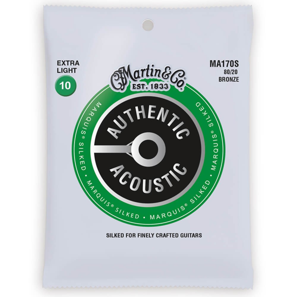 MARTIN MA170S Authentic Acoustic Marquis Silked 80/20 Bronze Extra Light (10-47)