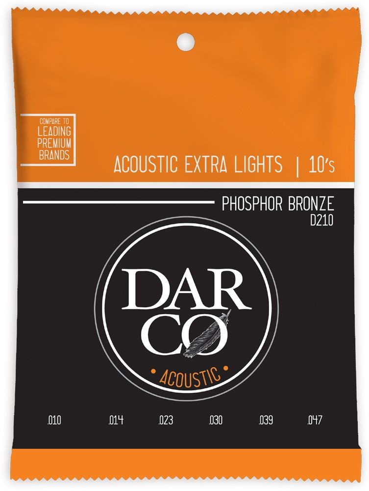 MARTIN D210 Darco Acoustic 92/8 Phosphor Bronze Extra Light (10-47)