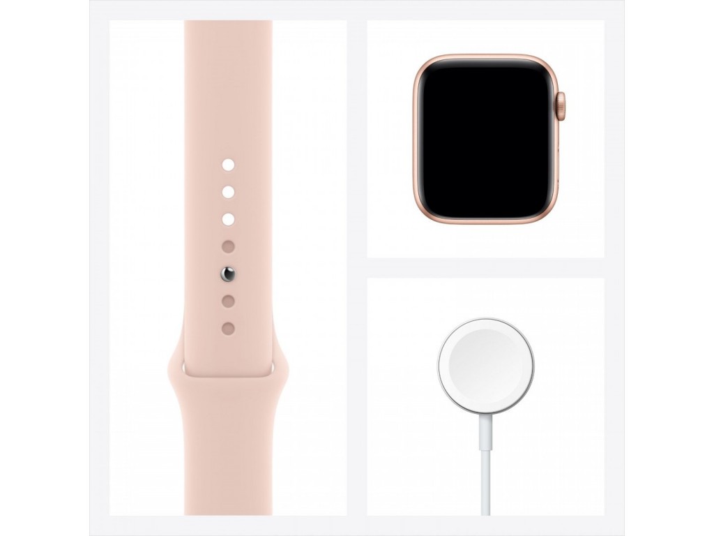 Apple Watch Series 6 GPS 44mm Gold Aluminium Case with Pink Sand Sport Band (M00E3)