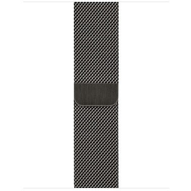 Apple Watch Series 6 LTE 40mm Graphite Stainless Steel Case with Graphite Milanese Loop (MG2U3)