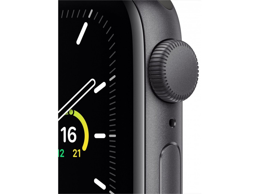 Apple Watch SE LTE 40mm Space Gray Aluminum Case with Black Sport Band (MYED2 / MYEK2)