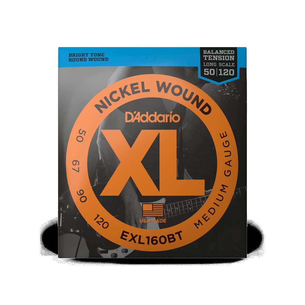 D`ADDARIO EXL160BT XL NICKEL WOUND BALANCED TENSION BASS MEDIUM (50-120)