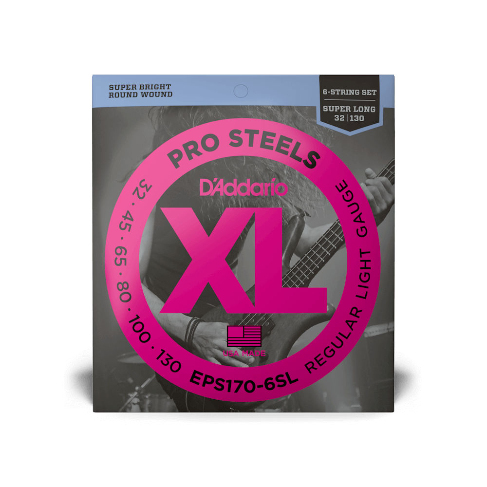D`ADDARIO EPS170-6SL PROSTEELS BASS LIGHT 6-STRING (32-130)