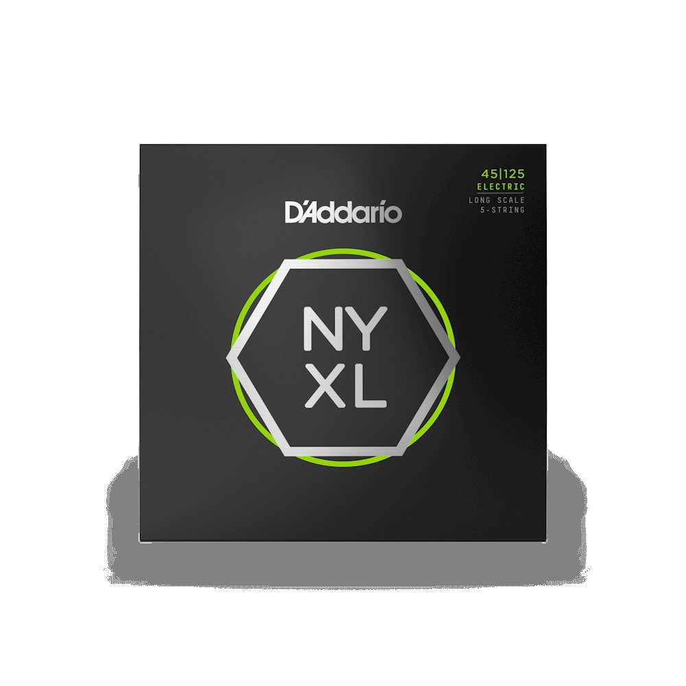 D`ADDARIO NYXL45125 LIGHT TOP/MEDIUM BOTTOM 5-STRING (45-125)