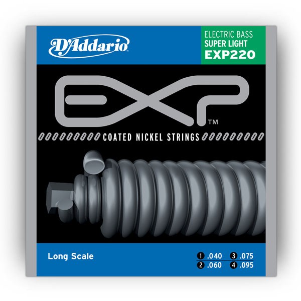 D`ADDARIO EXP220 EXP COATED BASS SUPER LIGHT (40-95)