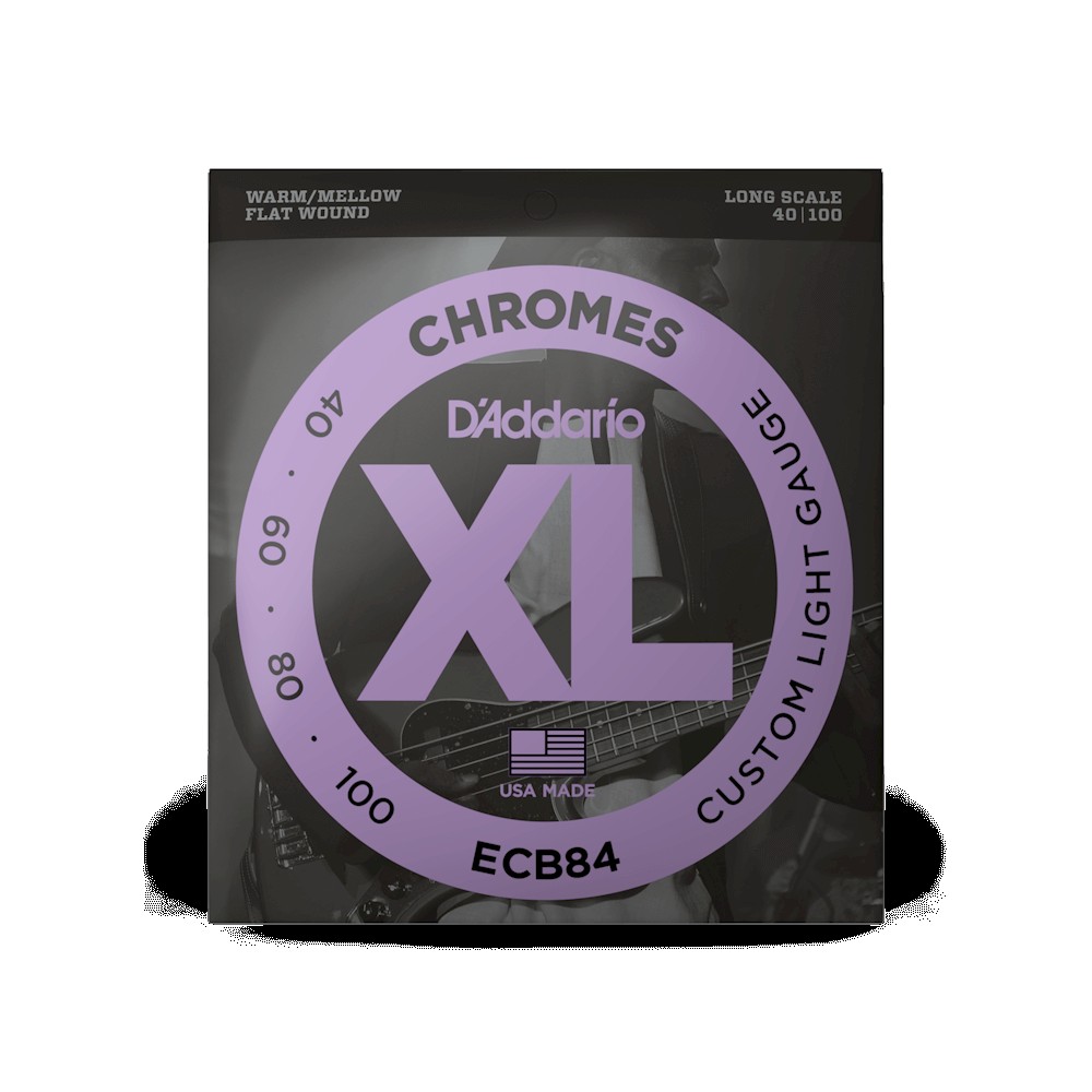 D`ADDARIO ECB84 XL CHROMES BASS CUSTOM LIGHT (40-100)