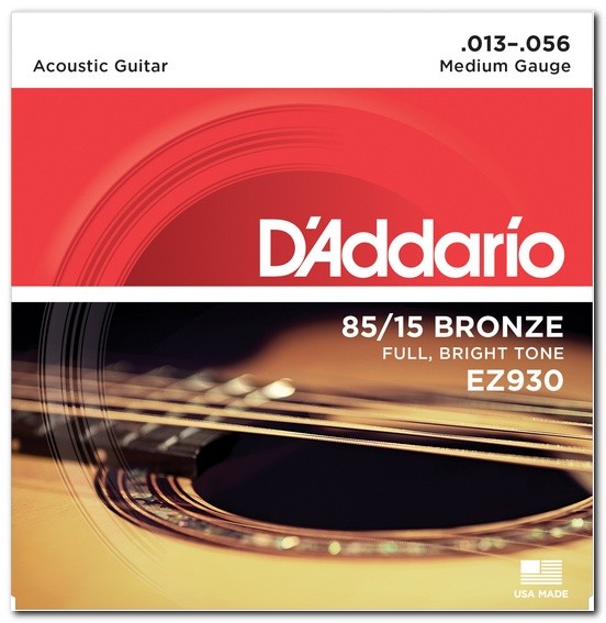 D`ADDARIO EZ930 85/15 BRONZE MEDIUM (13-56)