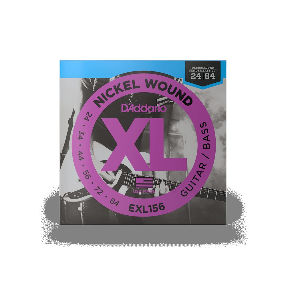 D`ADDARIO EXL156 XL NICKEL WOUND FENDER BASS VI (24-84)