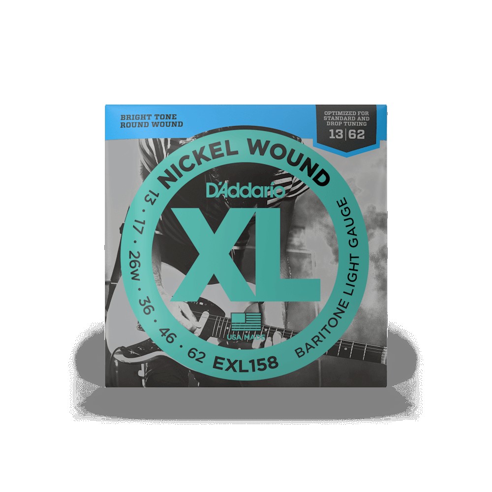 D`ADDARIO EXL158 XL NICKEL WOUND BARITONE LIGHT (13-62)