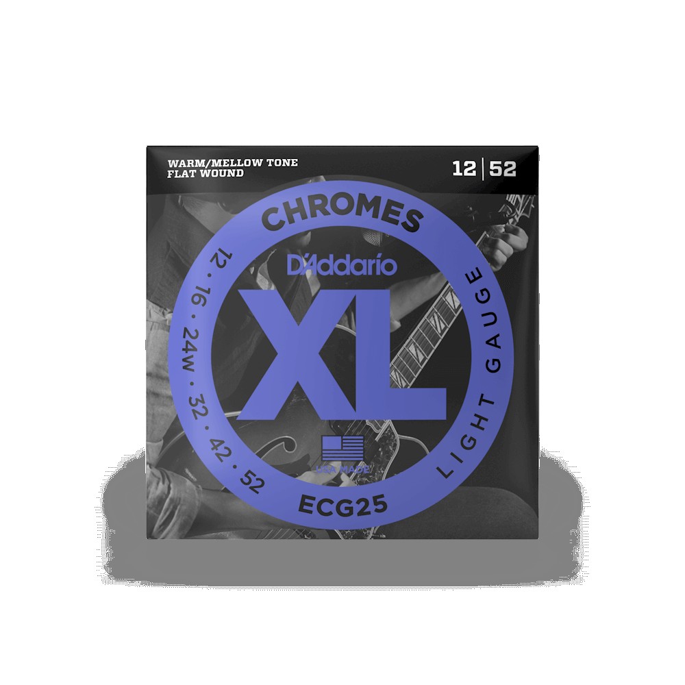 D`ADDARIO ECG25 XL CHROMES LIGHT (12-52)