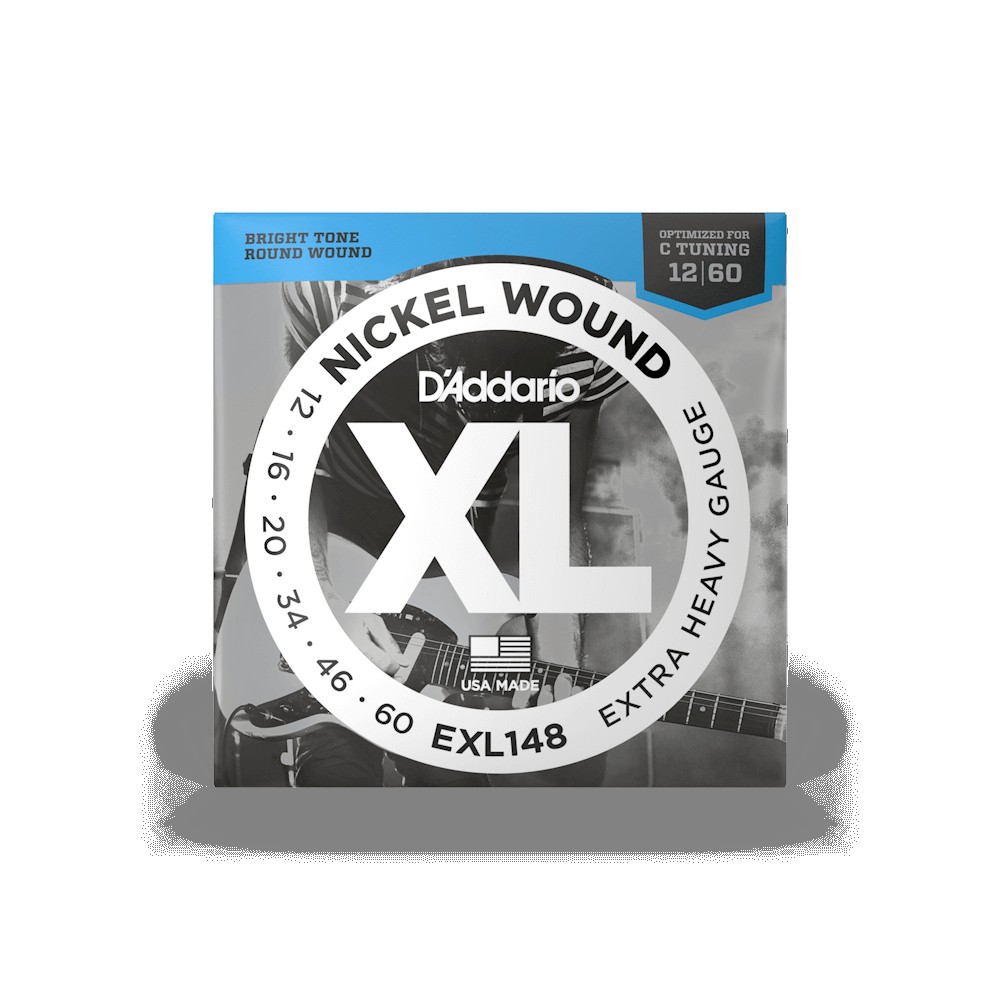D`ADDARIO EXL148 XL NICKEL WOUND EXTRA HEAVY (12-60)