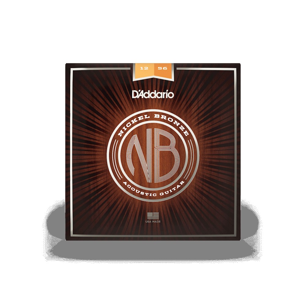 D`ADDARIO NB1256 NICKEL BRONZE LIGHT TOP / MEDIUM BOTTOM (12-56)