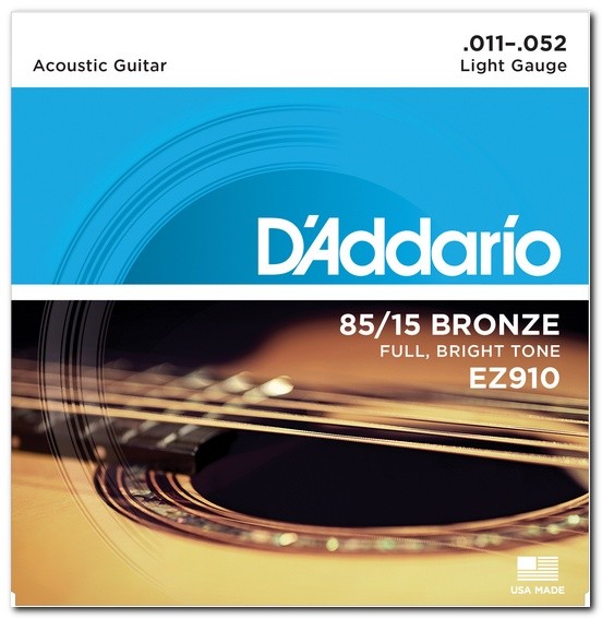 D`ADDARIO EZ910 85/15 BRONZE LIGHT (11-52)