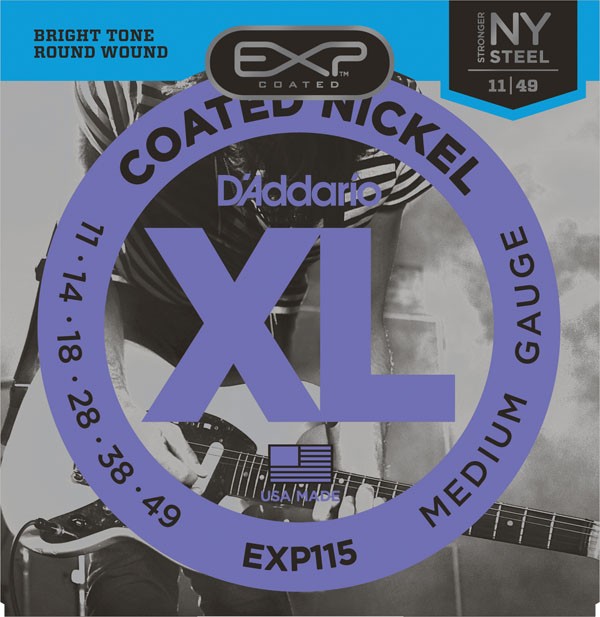 D`ADDARIO EXP115 EXP COATED NICKEL BLUES / JAZZ ROCK (11-49)