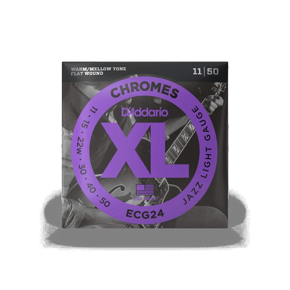 D`ADDARIO ECG24 XL CHROMES JAZZ LIGHT (11-50)