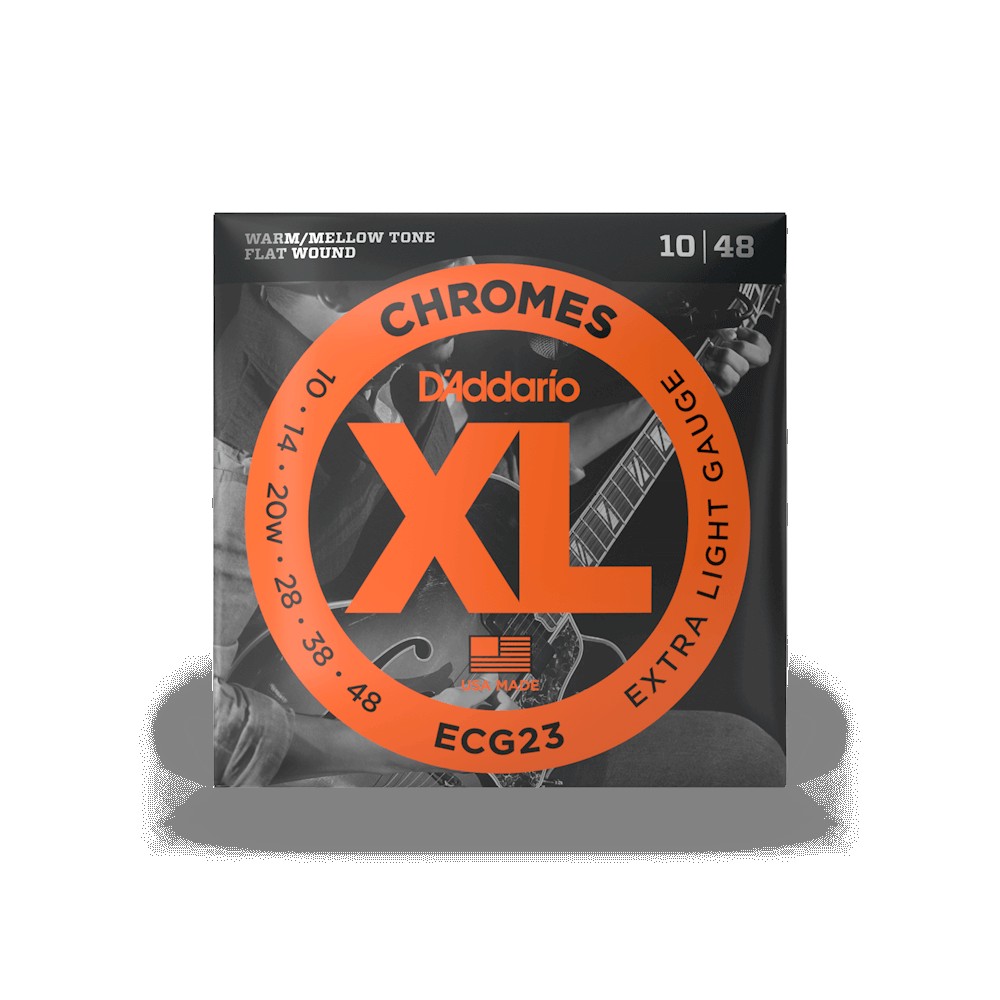D`ADDARIO ECG23 XL CHROMES EXTRA LIGHT (10-48)