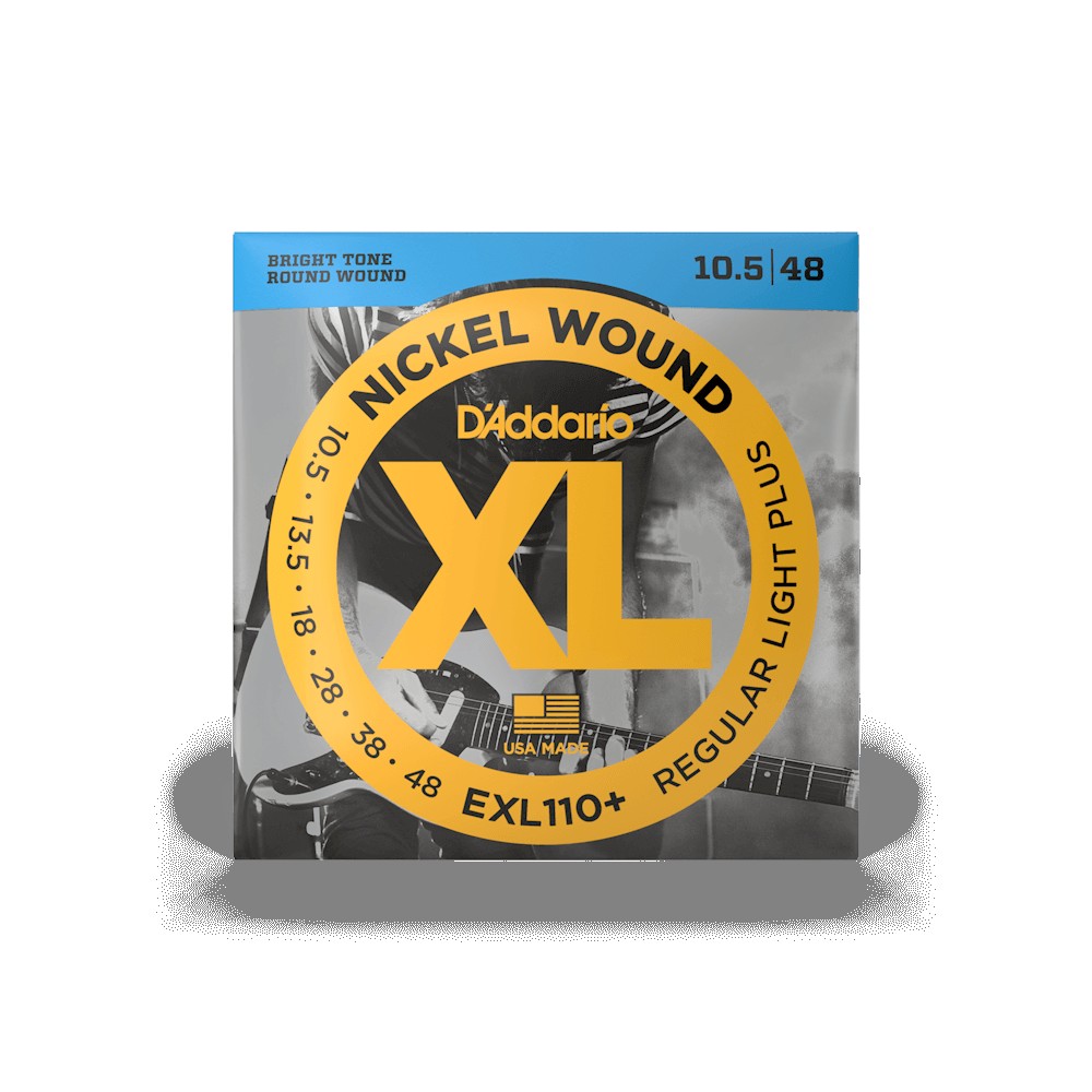 D`ADDARIO EXL110+ XL NICKEL WOUND REGULAR LIGHT PLUS (10.5-48)
