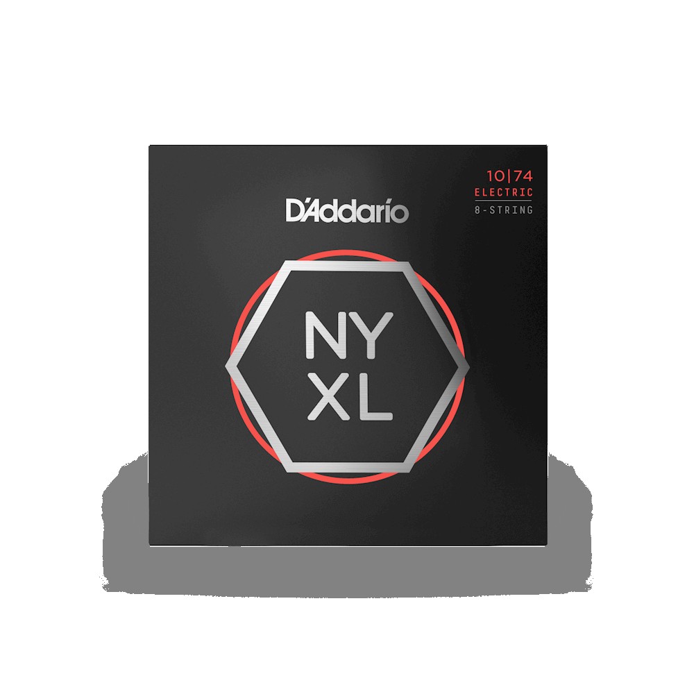D`ADDARIO NYXL1074 LIGHT TOP / HEAVY BOTTOM 8-STRING (10-74)