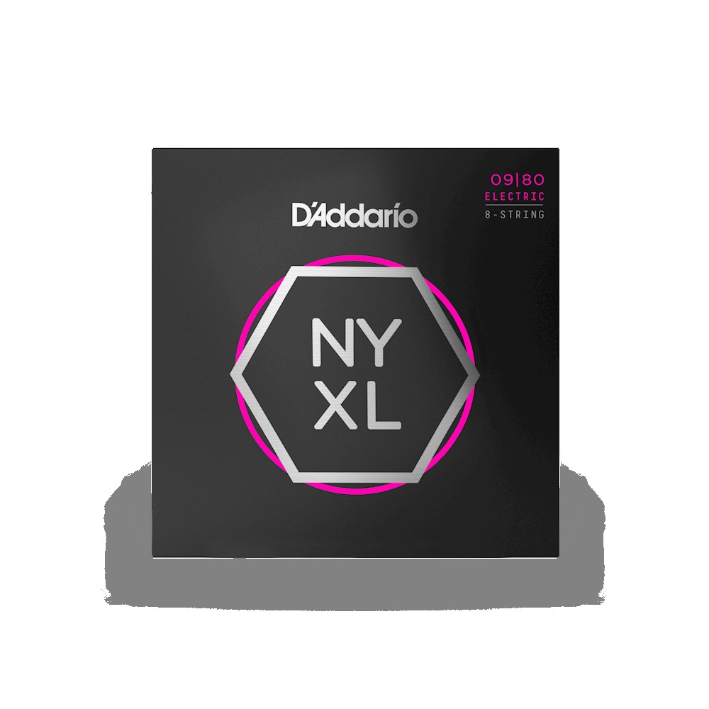 D`ADDARIO NYXL0980 NYXL SUPER LIGHT 8-STRING (09-80)