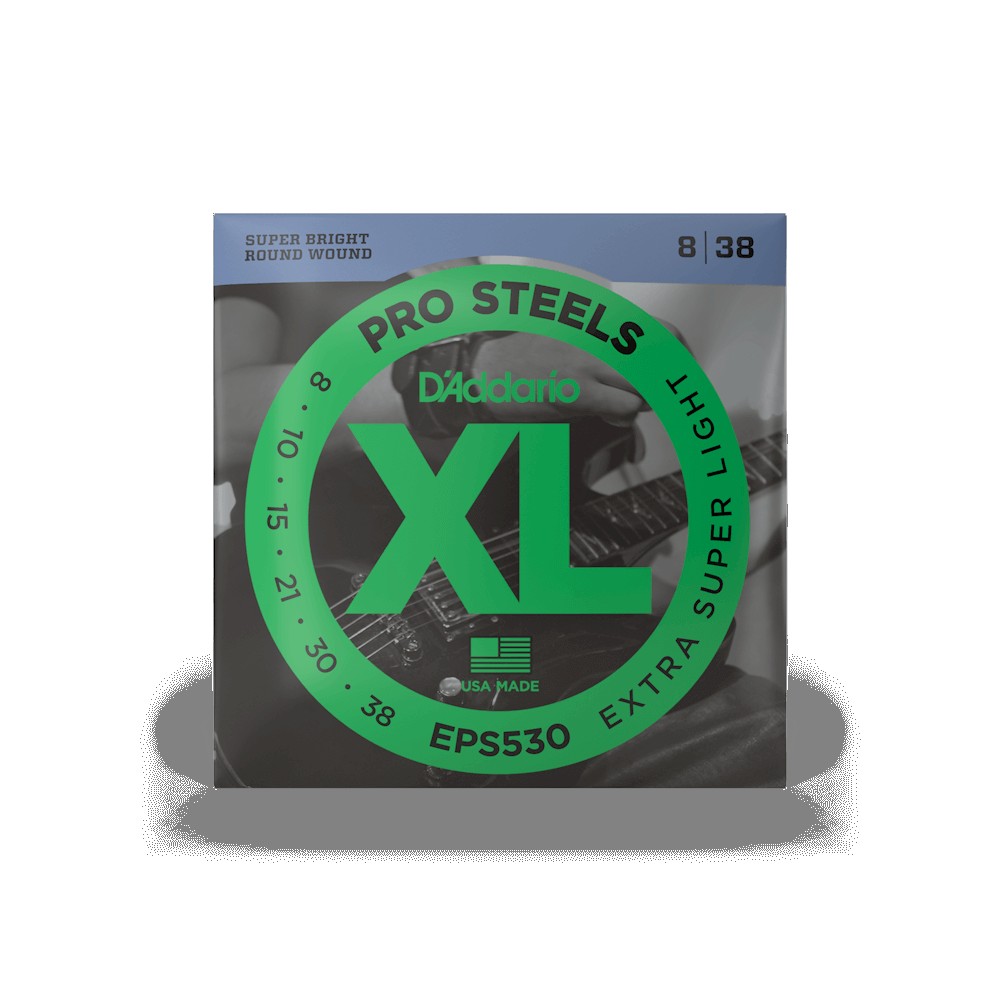 D`ADDARIO EPS530 XL PROSTEELS EXTRA SUPER LIGHT (08-38)
