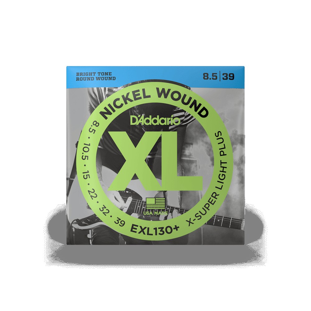 D`ADDARIO EXL130+ XL NICKEL WOUND EXTRA SUPER LIGHT PLUS (08.5-39)