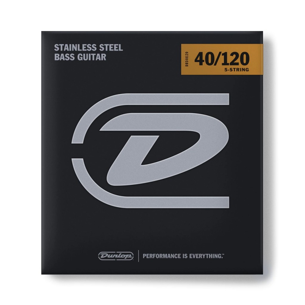 DUNLOP DBS40120 STAINLESS STEEL LIGHT 5-STRING 40-120