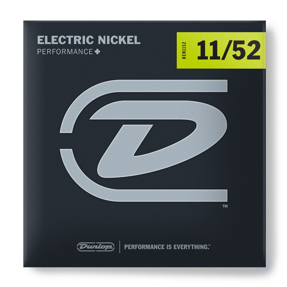 DUNLOP DEN1152 PERFORMANCE+ ELECTRIC GUITAR STRINGS (11-52)
